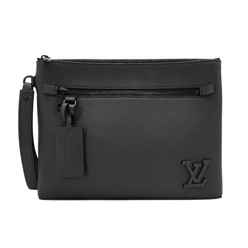 二手品 Louis Vuitton Takeoff 全皮手拿包(M69837-黑)
