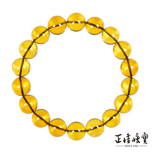 【正佳珠寶】 琥珀藍珀 頂級金藍高淨水 10.8-11.3mm 琥珀藍珀手珠