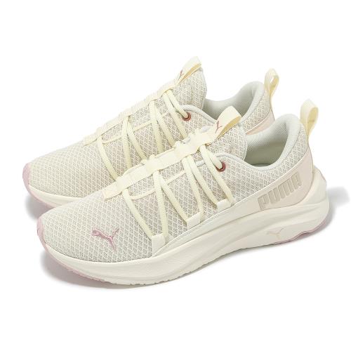 Puma 慢跑鞋 Softride One4all Wns 女鞋 米 粉紅 緩衝 運動鞋 37767224
