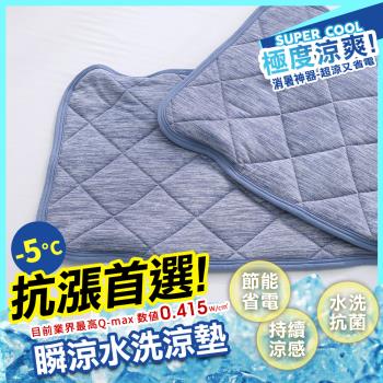 鴻宇 涼感枕墊-5度C 瞬涼枕頭保潔墊2入 SUPERCOOL接觸涼感