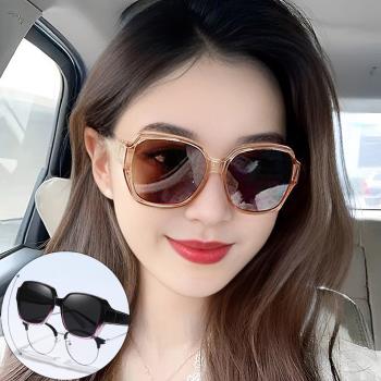 seoul show首爾秀 一鏡兩用近視套鏡輕量TR90太陽眼鏡UV400墨鏡 022