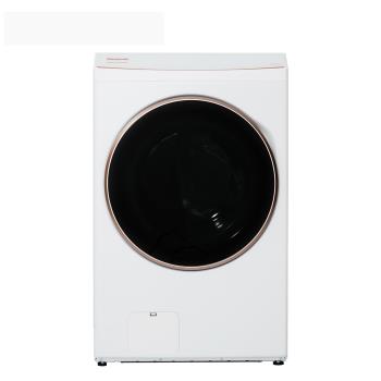 Panasonic國際牌 15公斤熱泵洗脫烘變頻滾筒洗衣機(冰鑽白) NA-V150RPH-W