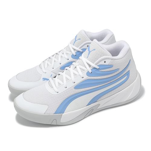 Puma 籃球鞋 Court Pro 男鞋 白 藍 緩衝 入門款 運動鞋 31082909