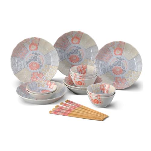 東濃日本進口18件餐具組贈SP-2508