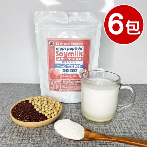 【王媽媽推薦】NIPPI膠原蛋白豆漿粉6包組(120g/包)