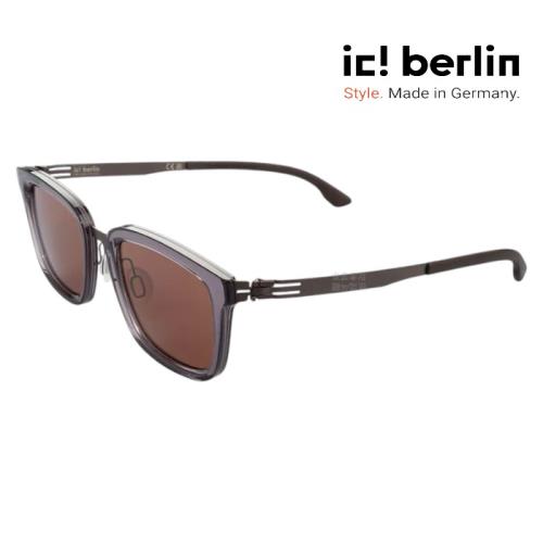 【ic! berlin】YUTAKA Grey Teak 德國薄鋼鏡框/墨鏡 公司貨