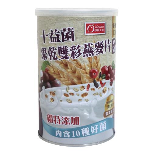 有幾園十益菌果乾雙彩燕麥片450g/罐