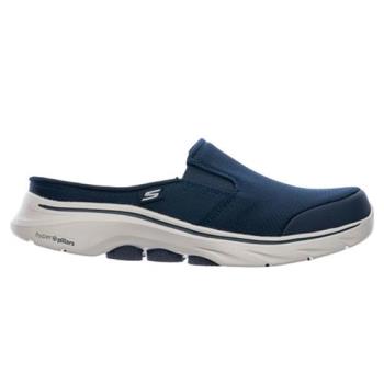 Skechers 健走鞋 男鞋 穆勒鞋 GO WALK 7 深藍【運動世界】216645NVGY