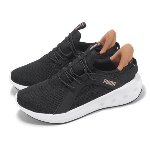 Puma 慢跑鞋 Softride Carson Sliptech 男鞋 女鞋 套入式 緩震 黑 運動鞋 31069405