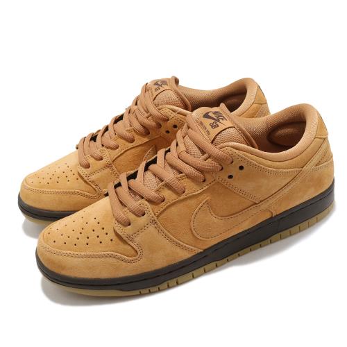 Nike 滑板鞋 SB Dunk Low PRO 男鞋 小麥色 麂皮 膠底 復古 休閒鞋 BQ6817-204