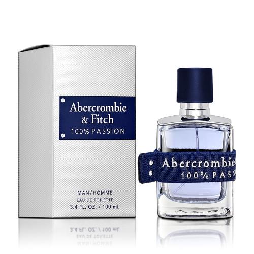 Abercrombie & Fitch A&F 百分百熱情男性淡香水 100ML