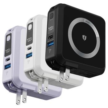 ANFAST AF-P10MS 10000mAh 20W極磁多功能行動電源(附AC+無線磁吸)