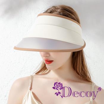 【Decoy】甜美夏日 大帽沿空頂防曬遮陽帽/顏色可選