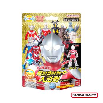 日本Bandai-戰鬥吧! 超人力霸王入浴球SPx3(限量/附公仔/泡澡球/沐浴球)