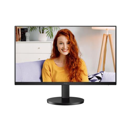 AOC U27B3CF 窄邊框螢幕(27型/4K/60Hz/IPS/升降腳架/內建喇叭)