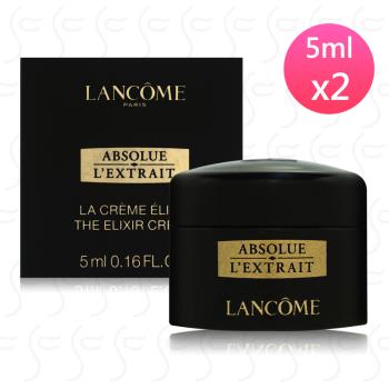 LANCOME蘭蔻 絕對完美黑鑽奢燦乳霜5ml*2