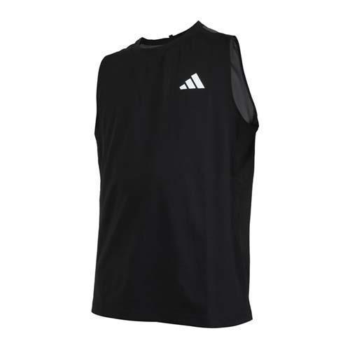 ADIDAS 男運動背心-涼感 休閒 無袖 上衣
