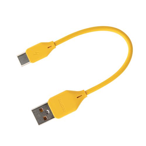 REALME 真我原廠 15cm短版 USB-A to Type-C充電線 - 行動電源適用 (袋裝)