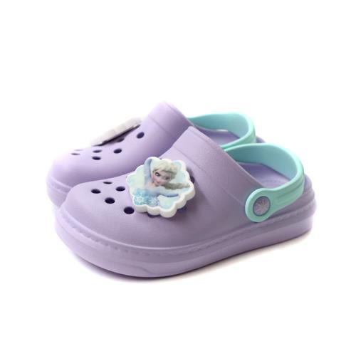 冰雪奇緣 Frozen Elsa Anna 花園涼鞋 電燈鞋 童鞋 中童 淺紫色 FOKG41937 no235