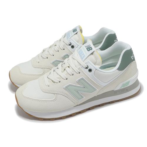 New Balance NB 休閒鞋 574 女鞋 海鹽 雲杉亮綠 復古 麂皮 NB WL574CGR-B