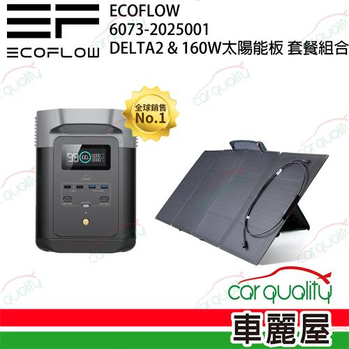 【ECOFLOW】 DELTA2+160W太陽能板(車麗屋)