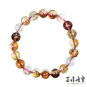 【正佳珠寶】 小樹膠花水晶 高品玉化小樹水晶 9.4-9.8mm 小樹膠花手珠