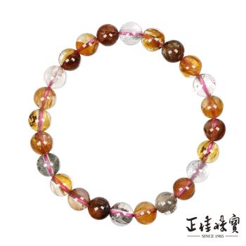 【正佳珠寶】 小樹膠花水晶 高品玉化小樹水晶 7.4-7.8mm 小樹膠花手珠