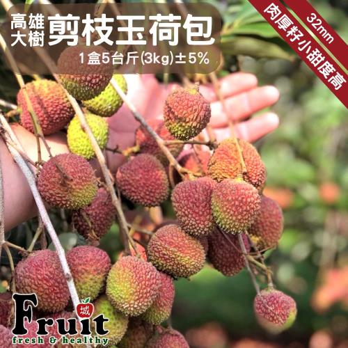 預購【成城農產】高雄大樹32mm剪枝玉荷包 1盒 (5台斤/盒) _5/28起依訂單順序開始出貨