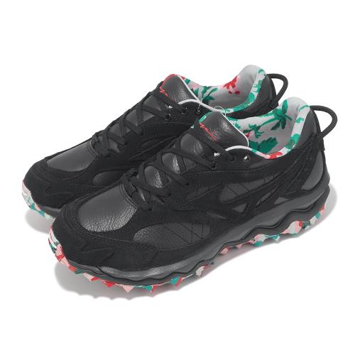 Mizuno 休閒鞋 Wave Mujin TL 男鞋 黑 彩色 米其林大底 永井博 聯名 美津濃 D1GA2411-01
