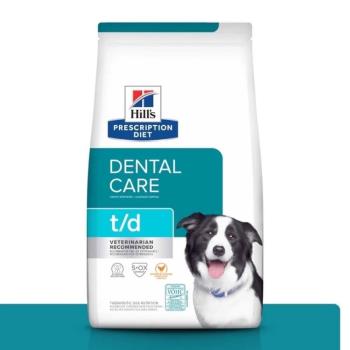 【Hills 希爾思處方】狗 犬用 t/d 口腔護理 原顆粒 5磅／2.26kg 飼料｜潔牙 大顆粒 TD
