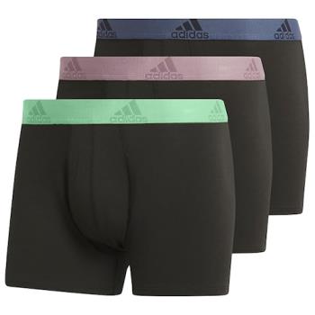 Adidas 2025男時尚彈力彩色褲頭黑色四角修飾內著混搭3件組(預購)