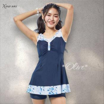蘋果牌 時尚大女二件式泳裝 NO.1144148