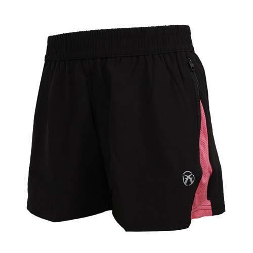 FIRESTAR 女四面彈運動短褲-5分褲 慢跑 訓練 休閒