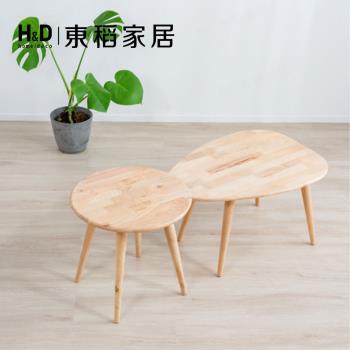 【H&D東稻家居】自然木語系列 - 原木咖啡桌/茶几 大小茶几 餐桌(DIY自行組裝)