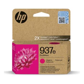 HP 937e(4S6W7NA) 洋紅色 原廠墨水匣 適用HP 9110 / 9120 / 9130 / 9720 / 9730