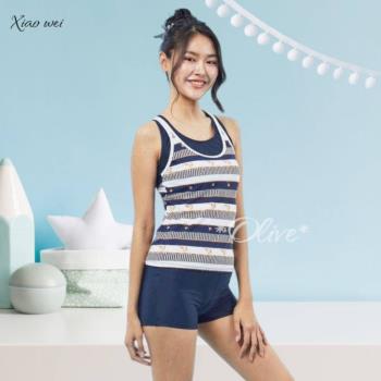 蘋果牌 時尚大女二件式泳裝 NO.1144088