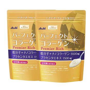 【ASAHI 朝日】神經醯胺膠原蛋白+玻尿酸Q10粉 黃金尊爵 買一送一(228g/包*2) 效期2025/9月