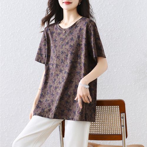 【ALLK 歐楷】新品 層次碎花上衣 圖片色(尺寸L-XXL/中大尺碼/涼爽/透氣)