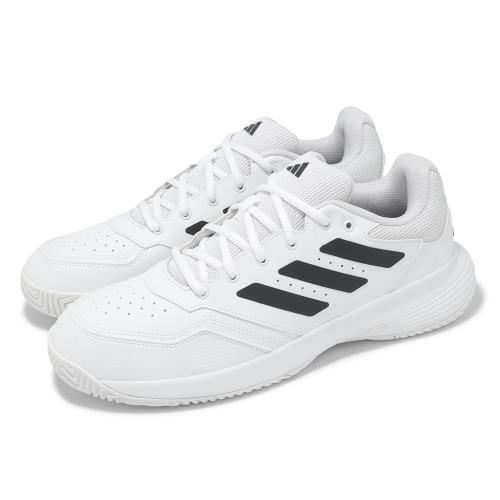 adidas 網球鞋 Gamecourt 2 SL 男鞋 黑 白 緩震 入門款 運動鞋 愛迪達 IF6847