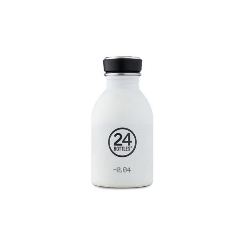 【義大利 24Bottles】高耐磨輕量冷水瓶 250ml - 冰雪白