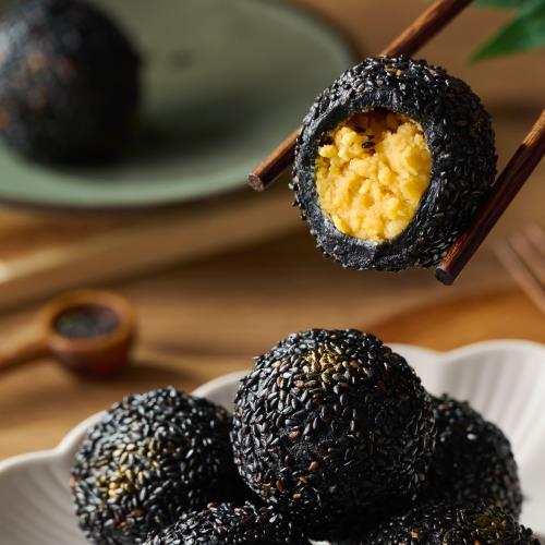 【禎祥食品】黑金流沙球350g(10粒)