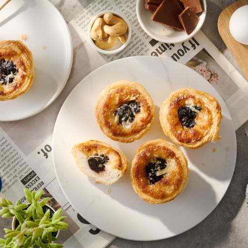 【禎祥食品】巧克力椰奶撻520g(10粒)