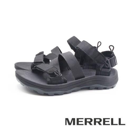 MERRELL(男)SPEED FUSION SPORT RMX厚底水陸兩棲 織帶涼鞋 男鞋-黑色