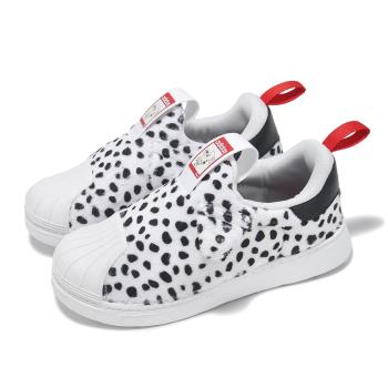 adidas x 101忠狗 Superstar 360 I 童鞋 小童 學步鞋 無鞋帶 白 狗耳朵 愛迪達 ID9713