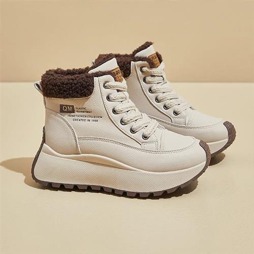 【Alice】現貨39碼保暖雪靴獨特宣言防滑防潑水登山鞋(靴子/健走鞋/休閒鞋/滑雪/雪鞋)