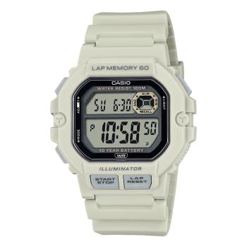 CASIO 卡西歐 電子錶 運動訓練 60圈記憶 膠質錶帶 防水100米 WS-1400H (WS-1400H-8A)