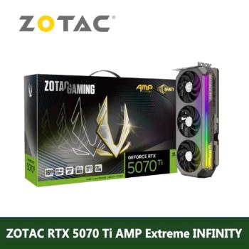 [索泰組合]GAMING GeForce RTX 5070Ti AMP Extreme INFINITY顯示卡+ASUS 08D2S外接式燒錄器*2