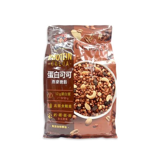 桂格 蛋白可可燕麥脆穀 750g