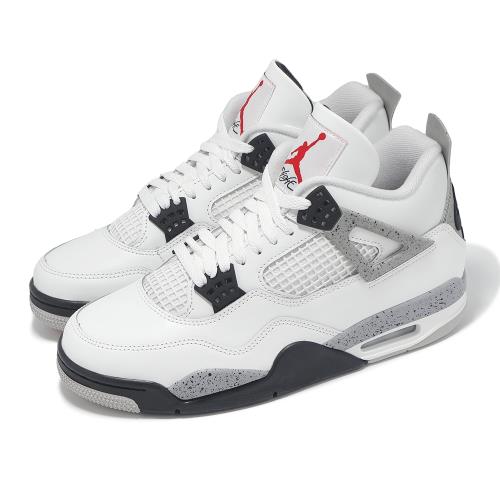 Nike 休閒鞋 Air Jordan 4 Retro 男鞋 白水泥 AJ4 喬丹 White Cement FV5029-100