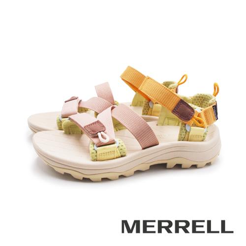 MERRELL(女)SPEED FUSION SPORT RMX厚底水陸兩棲 織帶涼鞋 女鞋-米黃色